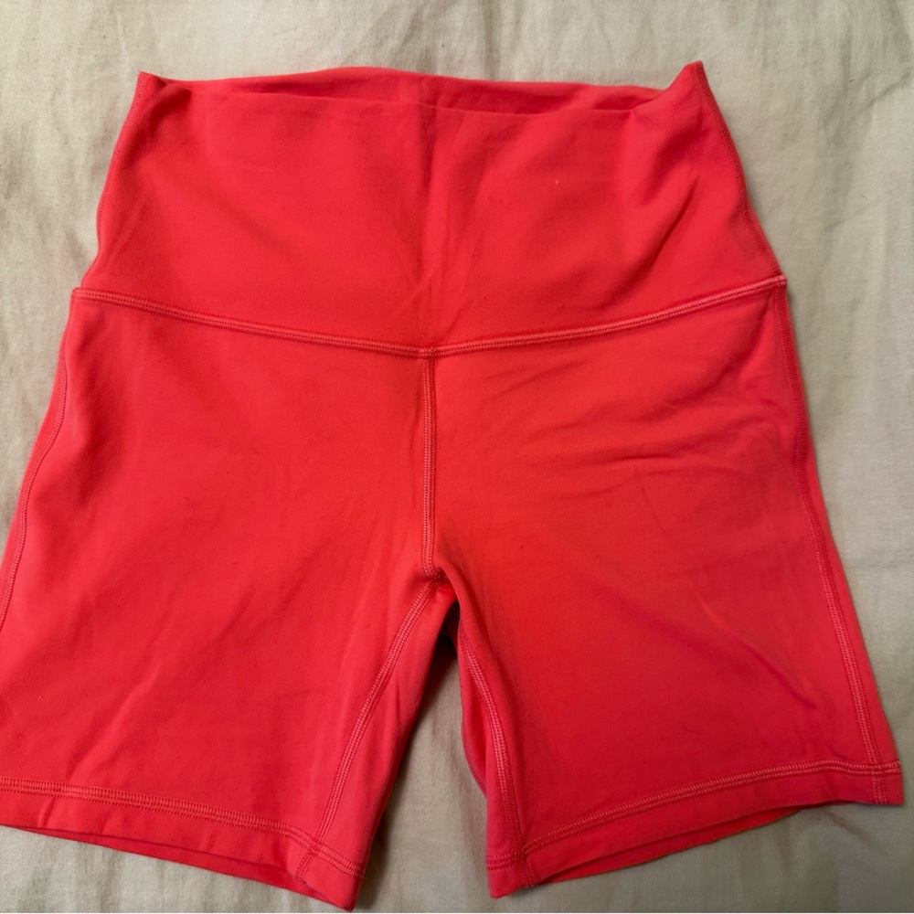 lululemon athletica Vibrant Pink Bike Shorts
